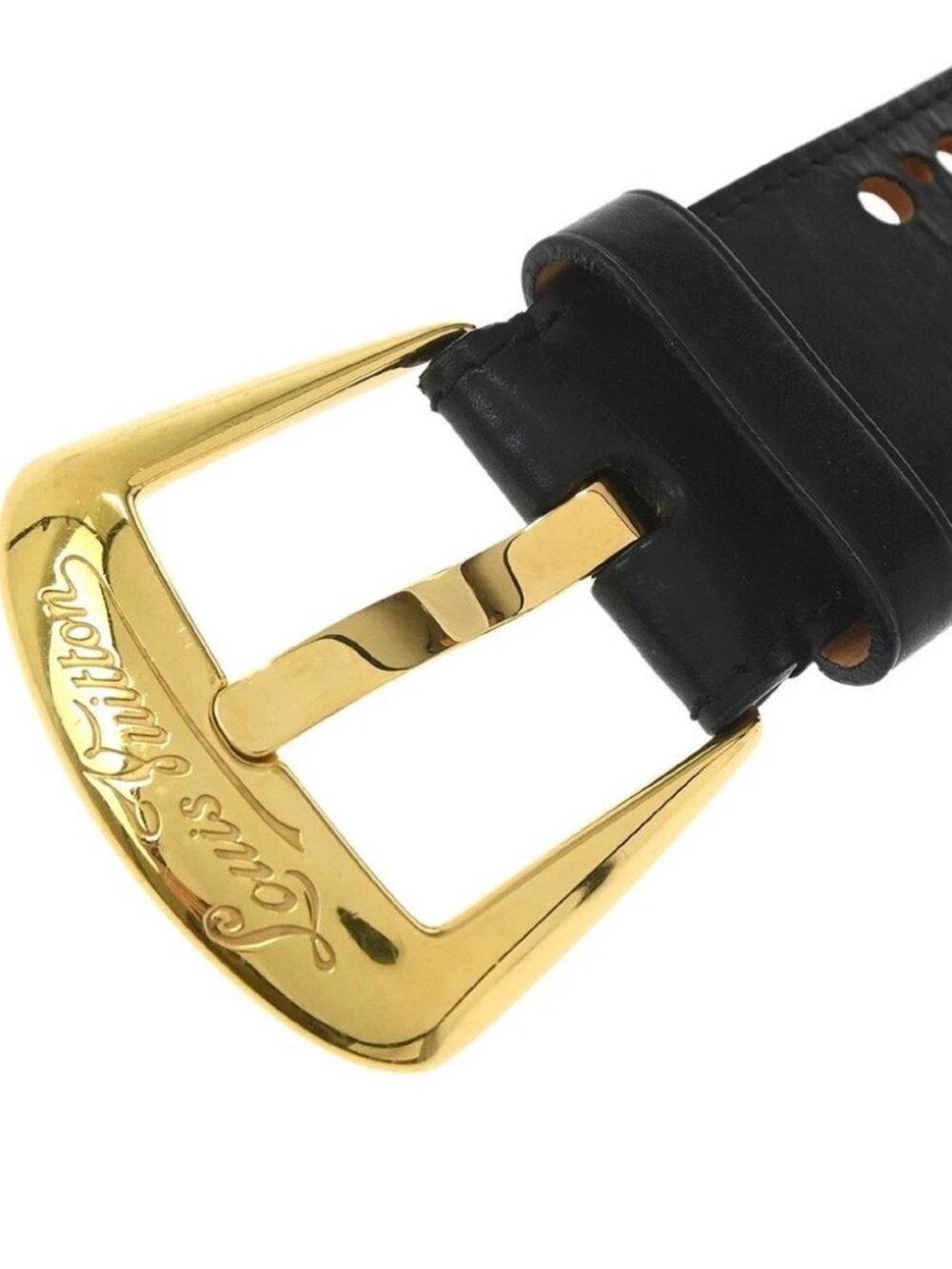Louis Vuitton Black Nomade Phoenix Punching Belt - Picture 4 of 15